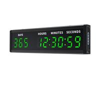 YXZKJZJ 18.78 Inche LED Large Display Count Up/Down Timer 9 Digital Countdown Clock For Office, Home Decor, Kitchen Multi-scenario Use