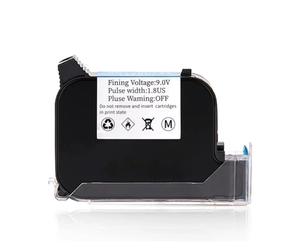 YXZKJZJ 2588 2588+ 2588+M 12.7mm Eco Solvent-based Fast Dry Quick-drying Colorful Ink Cartridge For No Encrypted Handheld Inkjet Printer Quick-drying for Labeling and Coding(Green)