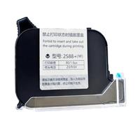 YXZKJZJ 2588+ JS12 Quick Dry Ink Cartridge For 12.7mm Handheld Inkjet Printers Black Red Green Blue White Yellow Large Compacity(White)