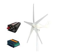 YXZKJZJ 3000W Horizontal Turbine Generator Kit 12V/24V/48V Low Noise Wind Power Generator With Controller for Home, Farm, Street Lighting, Boats(Model3,48V_3000W)