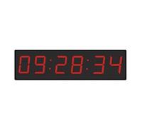 YXZKJZJ 4-Inch Digital LED Countdown Timer 6-Digit Electronic Clock With Alarm & Remote Control Multi-scenario Use(Red)