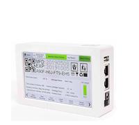 YXZKJZJ DC190T Automatic Online Thermal Inkjet Printer Industrial Batch Number Logo Date Text QR Barcode Label Printer Large Compacity(12.7mm with 1 ink)