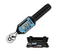 YXZKJZJ Digital Preset Torque Wrench, 1/2" 3/8" 1/4" Bidirectional Ratchet Head Adjustable Bicycle Repair Hand Tools Easy Reading(GM10)