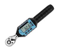 YXZKJZJ Digital Preset Torque Wrench Bidirectional Ratchet Head Adjustable Bicycle Repair Tools with 1/2", 1/4", 3/8" Adapters Easy Reading(GM30)