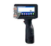 YXZKJZJ E16 0.5/1 Inch 600DPI Handheld Inkjet Printer Text QR Barcode Batch Number Logo Label Printing Machine Quick-drying for Labeling and Coding(25.4mm with 1 ink)