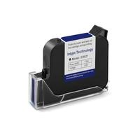 YXZKJZJ ER521 Black Ink Cartridge 25.4mm 72ml Unencrypted Quick Dry Solvent Ink Replacement For 1inch/25.4mm Inkjet Printer Large Compacity(2PCS)