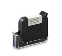 YXZKJZJ G1309S+ Black High Adhesion Ink Cartridge 25.4mm Solvent Unencrypted Fast Drying Waterproof Inks Large Compacity(1 PC)