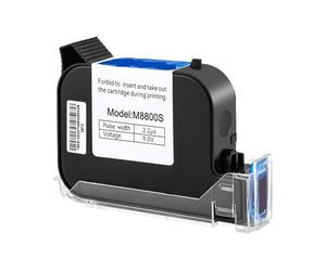 YXZKJZJ Handheld Inkjet Printer Cartridge 12.7mm Fast Drying Water-proof Solvent Black Ink 1/2/3/5PC Quick-drying for Labeling and Coding(2PCS)
