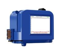 YXZKJZJ Intelligent Handheld Small Inkjet Printer Curved Surface Concave Date Printer Label Bag Bottle Bottom Quick-drying for Labeling and Coding(1 printer and 1black)