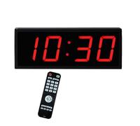 YXZKJZJ Large Digital LED Wall Clock 4-Digit Countdown Timer With Remote Control With Remote Control Multi-scenario Use