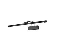 YXZKJZJ Led Bathroom Wall Light Black Copper Interior Picture Light Modern Apply 8W Home Decor(Cool 500-7000K,Black 300mm)