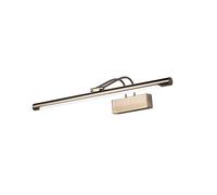 YXZKJZJ Led Bathroom Wall Light Black Copper Interior Picture Light Modern Apply 8W Home Decor(Warm 2700-3500K,Copper 300mm)