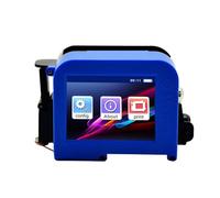 YXZKJZJ Mini Portable Label Printer Production Date Batch Number Shelf Life Inkjet Printing QR Code Pattern Coder Solvent Fast Drying Quick-drying for Labeling and Coding(Printer-4 black ink)