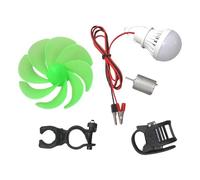 YXZKJZJ Mini Wind Turbine Motor 0.1-22V Blade W/Bulb DIY Kit DC Power Alternative Energy Generator 0.01-0.2A Home Wind Power Supplies For Home, Office, Classroom, Party