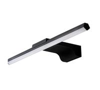 YXZKJZJ Modern Led Wall Light White Dimmable Wall Scone Indoor Vanity Light Fixture for Bathroom Home Decor(Cool 500-7000K,Black 400mm)