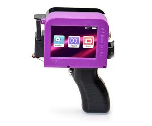 YXZKJZJ Portable Handheld Inkjet Label Printer QR Code Logo Date Text Intelligent Printing Equipment Metal Plastic Permanent Color Quick-drying for Labeling and Coding(Printer - 1 Ink)