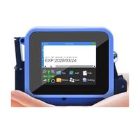 YXZKJZJ Portable Mini Handheld Inkjet Printer 12.7mm For QR Barcode Batch Date Number Logo Expiry Date Coding Machine 28 Languages Quick-drying for Labeling and Coding(No Cartridge)