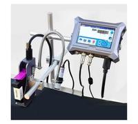 YXZKJZJ T4 12.7MM Date Number Logo Code Carton Plastic Metal Online Automatic Continuous Inkjet Printer Quick-drying for Labeling and Coding(7 inch printer)