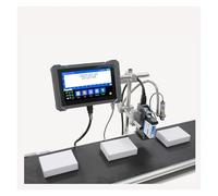 YXZKJZJ U7PLUS Online Inkjet Printer 12.7/25.4mm Nozzle Industrial Thermal Inkjet Printer Logo Expire Date Text QR Code Large Compacity(25.4mm with 1 ink)