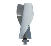 YXZKJZJ Vertical Wind Turbine Generator 3kw 4kw 6kw Vertical Axis Permanent Wind Turbine 12v 24v 48v With MPPT Control for Home, Farm, Street Lighting, Boats(White,12V_4000W)