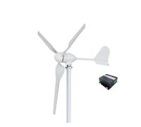 YXZKJZJ Wind Turbine Generator Kit 3000W Low Noise Horizontal Turbine 12V/24V/48V Wind Power Generator For Hybrid Solar Wind System for Home, Farm, Street Lighting, Boats(MPPT Hybrid Control,12V)