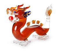 YXZN Chinese Dragon Shaped Whiskey Decanter, Home Bar Glass Lead-Free Wine Decanter Large Capacity Liquor Decanters with Glass Stopper