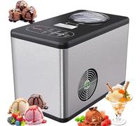 YXZQLOZ 220V commercial soft-serve ice cream machine features an LCD display and three modes: sorbet and frozen yogurt.for homes, kitchens, and bars.