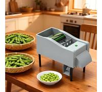 YXZQLOZ 35W Electric Pea Sheller Machine Stainless Steel Bean Peeler for Home & Commercial Use, Processes 25-40kg Edamame/Peas per Hour, High Efficiency & Low Waste