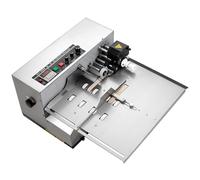 YXZQLOZ Automatic Stainless Steel Batch Coding Machine for Labels and Dates, Quick-Drying Ink Wheel Printer, Intelligent Coding Solution for Efficient Marking (Widened)