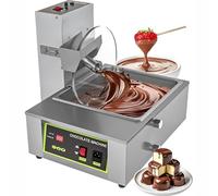 YXZQLOZ Commercial Electric Chocolate Tempering Machine, Food-Grade Steel, 0-95°C Precise Temp, 35-55 RPM Adjustable Speed, for Bakeries & Confectioneries (B)
