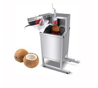 YXZQLOZ electric coconut cutter, commercial coconut cutter, adjustable cutting depth, with a protective baffle, for various types of coconuts.