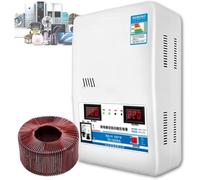 YXZQLOZ Electronic voltage stabilizer 220V fully automatic power voltage stabilizer 15000W dual digital display voltage screen pure copper air conditioning