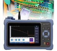 YXZQLOZ Fiber Optic Tester, Optical Time Domain Reflectometer, 1310/1550nm 26/24dB Test Wavelength 4.3-inch OTDR Fiber Optic Tester for Visual Fault Location, Maintenance