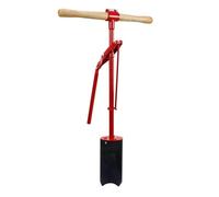 YXZQLOZ Golf Hole Cutter, Lever Action Manual Digger with Solid Wood Handle, Stainless Steel Construction for Golf Course Maintenance