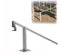 YXZQLOZ Heavy Duty Adjustable Post Puller for 2-5 Inch Stakes, High-Leverage Tool for Efficient Wall & Fence Removal, Ergonomic Design for Easy Use