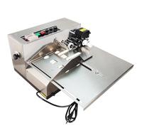 YXZQLOZ High-Speed Automatic Ink Wheel Coding Machine, 300pcs/min Stainless Steel Batch Printer, Adjustable Thickness for Date, Logo, QR Code & Barcode (Expanded)
