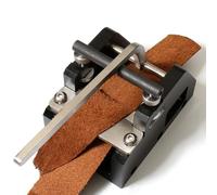 YXZQLOZ Manual Leather Edge Trimmer & Belt Cutter, 0-45mm Cutting Width, Desktop Beveler for DIY Watch Straps, Crafting, and Leatherwork Projects