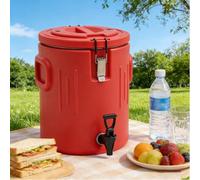 YXZQLOZ Portable Insulated Beverage Dispenser with Faucet & Locking Lid - Hot & Cold Drink Container for Coffee, Soup, Water for Catering & Restaurants (40L)