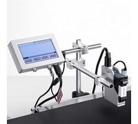 YXZQLOZ Production Line Automatic Inkjet Coding Machine Intelligent Variable Data/Date/Logo/Barcode/Image Thermal Inkjet Printer (12.7mm)