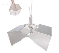 YXZQLOZ Stainless Steel Mud Sampler Bucket with 20m Rope, 3 Adjustable Openings for Efficient Sludge Collection from Rivers, Lakes, and Shallow Seas