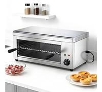 YXZYFPP Electric Salamander Grill with Heat-Resistant Handles, Removable Drip Tray, 4-Level Adjustable Height, Wall Mount or Countertop - Perfects for Toast, Sandwiches (220v)