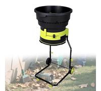 YXZYFPP Leaf Shredder Mulcher Corded Electric Compost Shredder 2500w Garden Shredder with Wheels and Storage Bag for Branches,Leaves Garden Waste,30M (size_name 60M)
