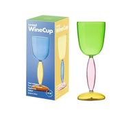 YY Bordeaux Cocktail Glasses - 260ml (8.8oz) Colored Stemware in Blush Pink, Sunflower Yellow & Sage Green - Parisian- Lead-Free Crystal Art Gl (Green)
