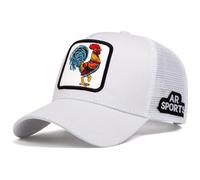 YY GEWETAO Rooster Baseball Cap Embroidery Adjustable Hat Cool Vent Quick Dry Mesh Baseball Cap Adjustable Caps for Men Women