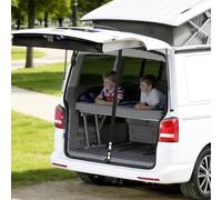 YY-JUNYING Magnetic Tailgate Mosquito Net for VW T5 T6 - Rear Boot Sun Shade & Fly Screen with 3-Way Zipper - Breathable Mesh Curtain for Camping & Trave