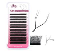 YY Lashes 2D Pre Made Fan Eyelash Extensions Volume Russian 0.07C Curl Mixed 8-14mm Premade Y Shape Soft Natural Eyelashes Extension by FADVAN
