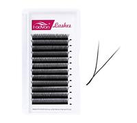 YY Lashes 2D Pre Made Fan Eyelash Extensions Volume Russian 0.07D Curl 11mm Premade Y Shape Soft Natural Eyelashes Extension by FADVAN(Y-0.07D-11)