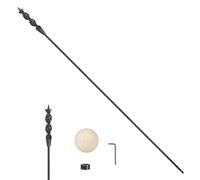 YY-LC Drill 1-Piece 1/2 in. x 36 in. Flexible Bit for Wire Pulling with Guide Ball Kit, Long Flex Drill Bit for Wood, Flexible Auger Tool for Electrical Wiring, Dirt Auger