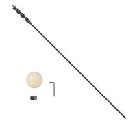 YY-LC Flexible Drill Bit for Wire Pulling with Guide Ball Kit,3/8 in. x (3 FT) 36 in. Long Flex Drill Bits for Wood,Auger Head Installer Drill Bit, Fish Bit for Pulling Wires in Walls