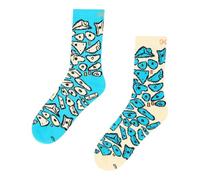 YY Vertical Climbing-inspired lifestyle socks for mountain lovers Rock Socks - Spray Wall Blue M, Blue, Medium